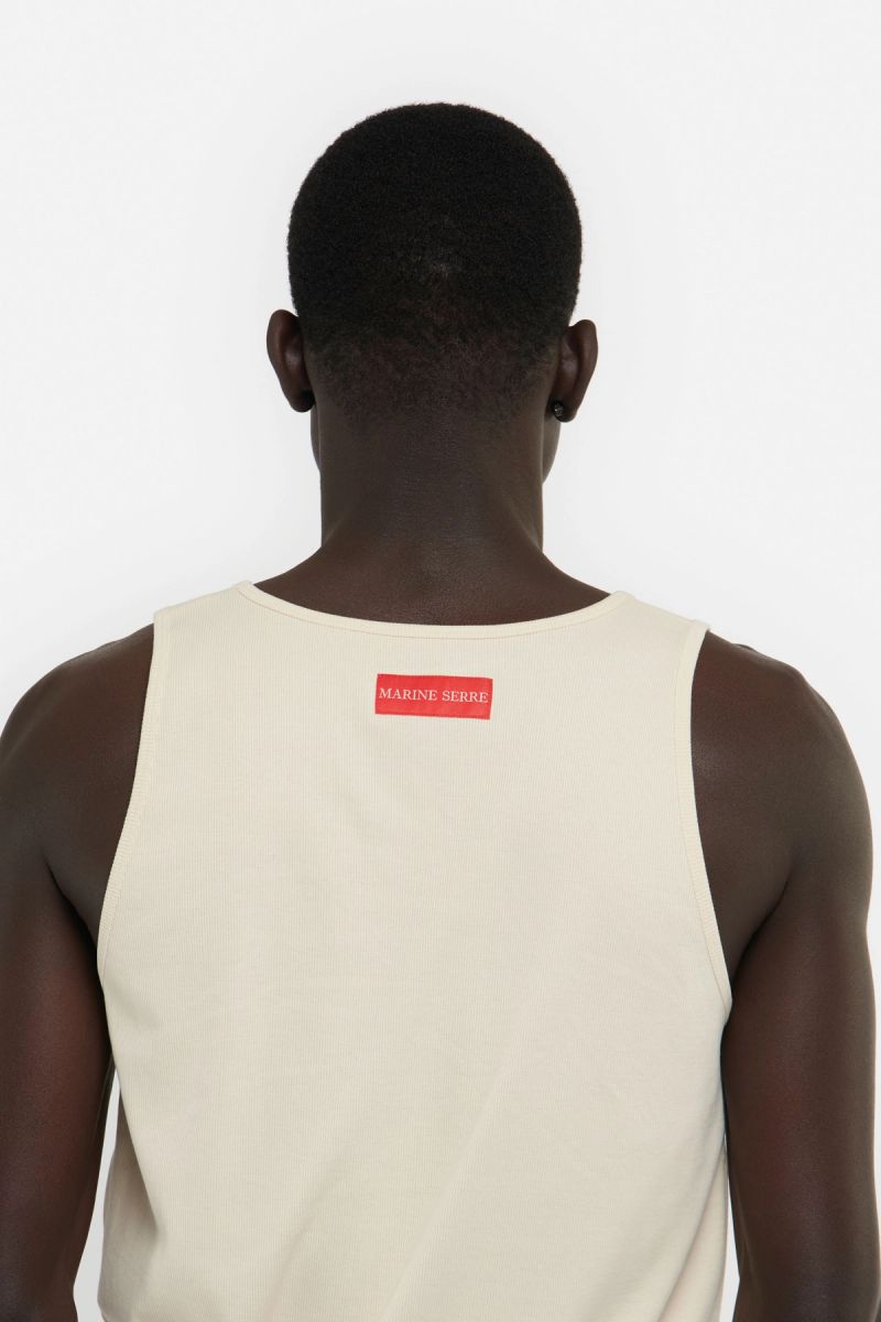 Organic-Cotton Ribbed Tank Top