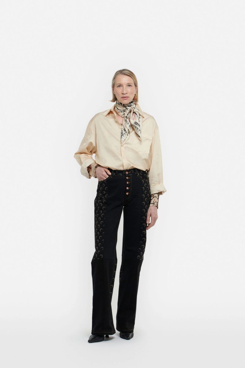 Geotic Printed Silk Carré
