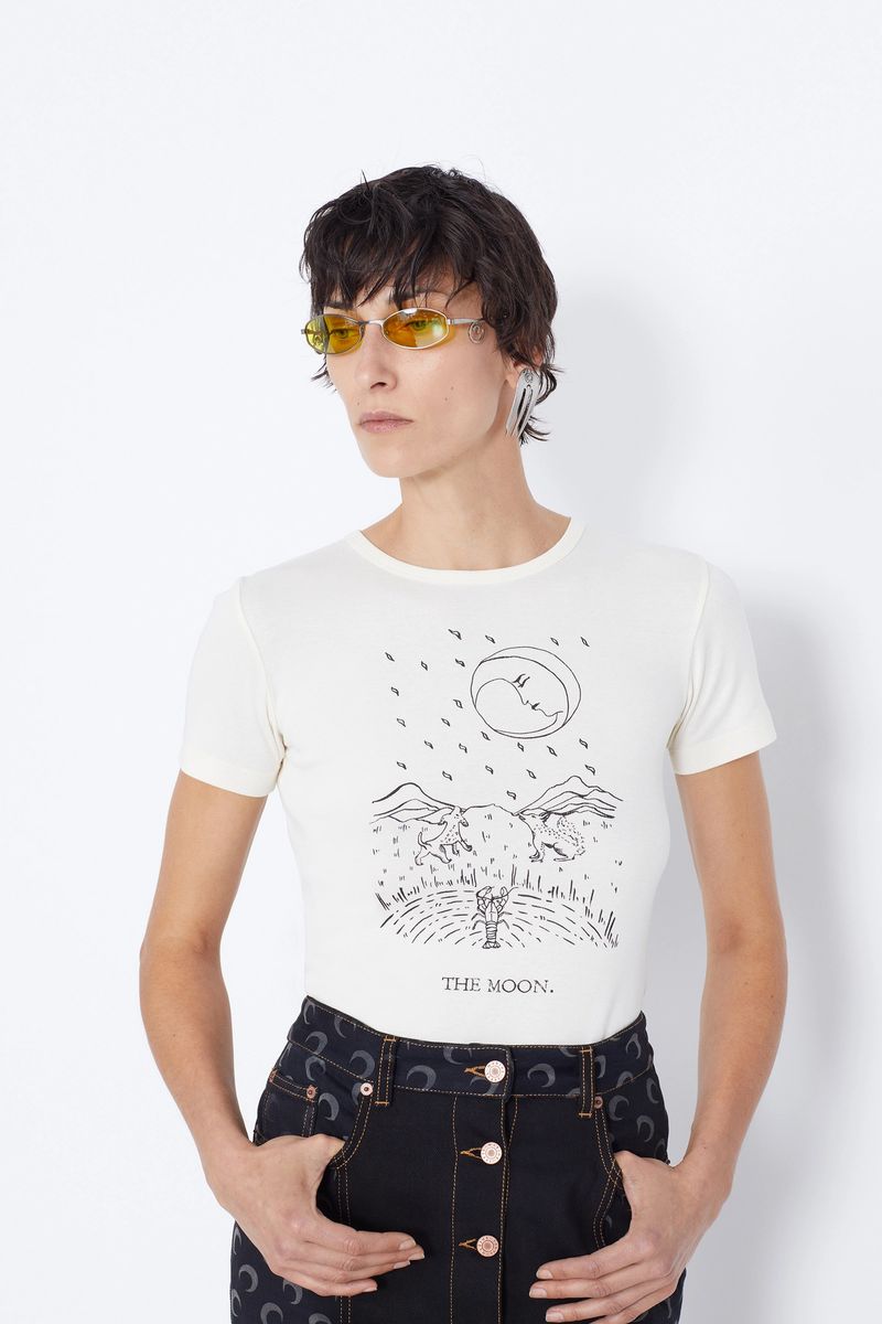 Card Printed Mini Fit T-Shirt