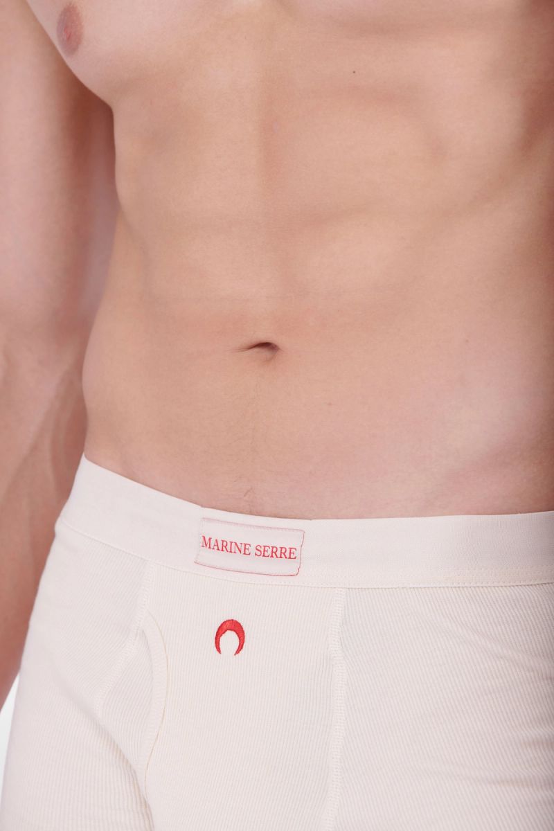 Organic-Cotton Ribbed Boxers
