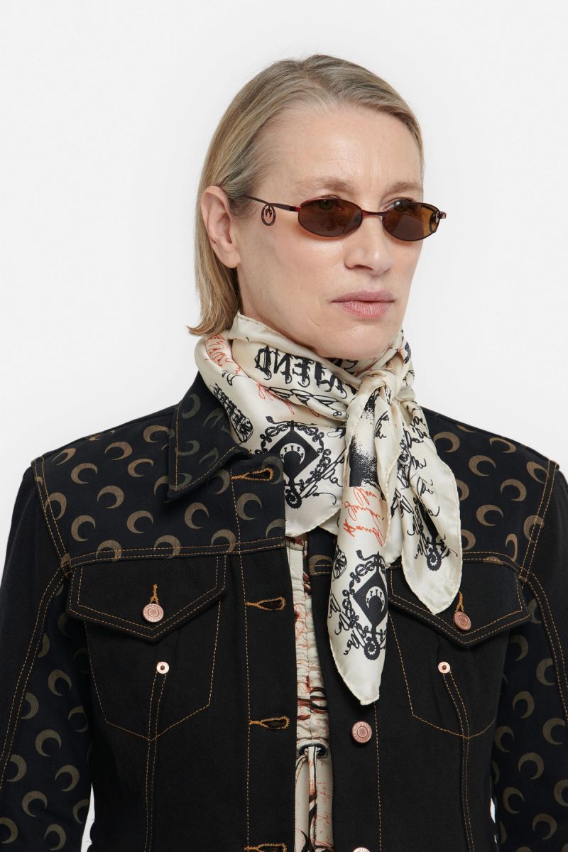 Geotic Printed Silk Carré