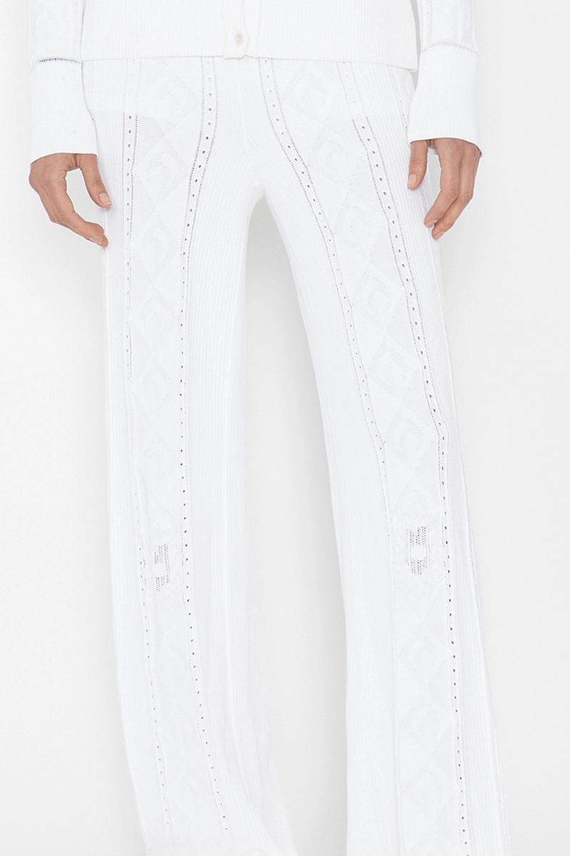 Lunar-Pointelle Knit Relaxed Pants