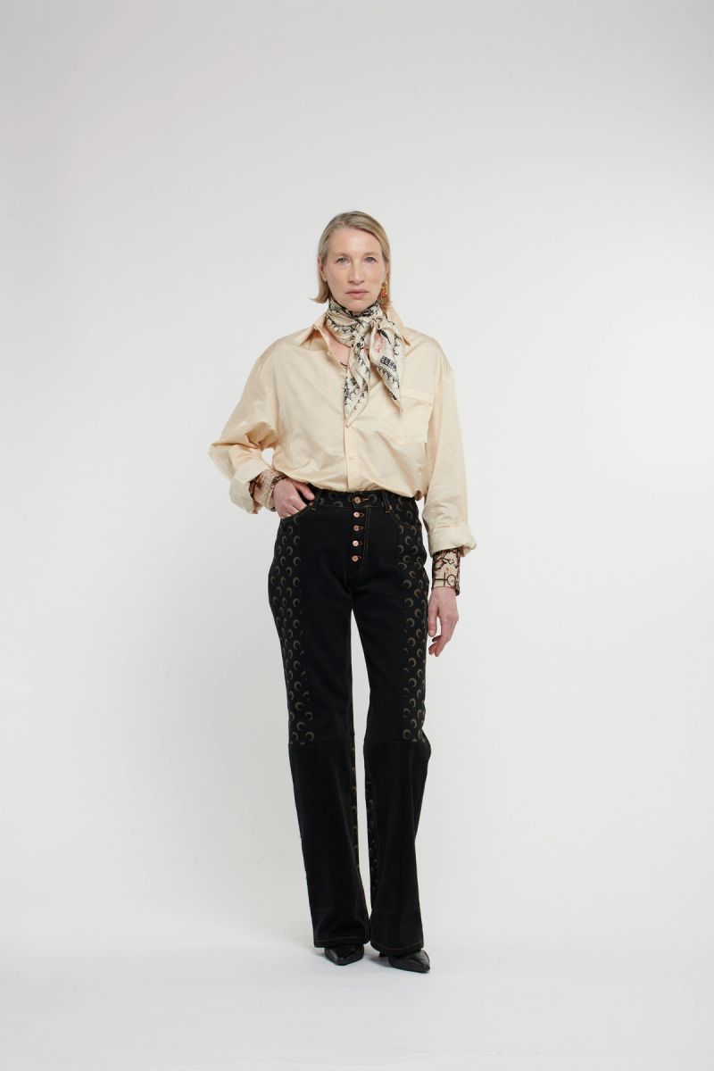 Moon Denim Boyfriend Trousers