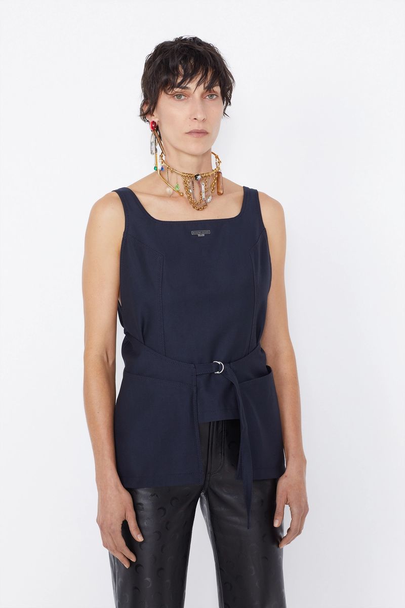 Wrap-Waist Survival Tailored Top