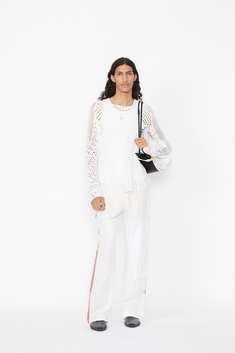 Reassembled Crochet Loose Sweater