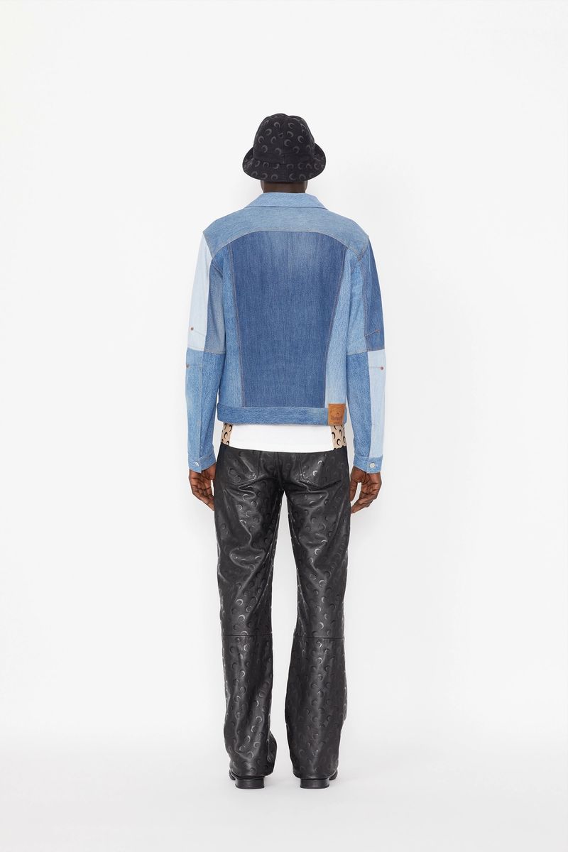 Blue-Jeans Patchwork Jacket