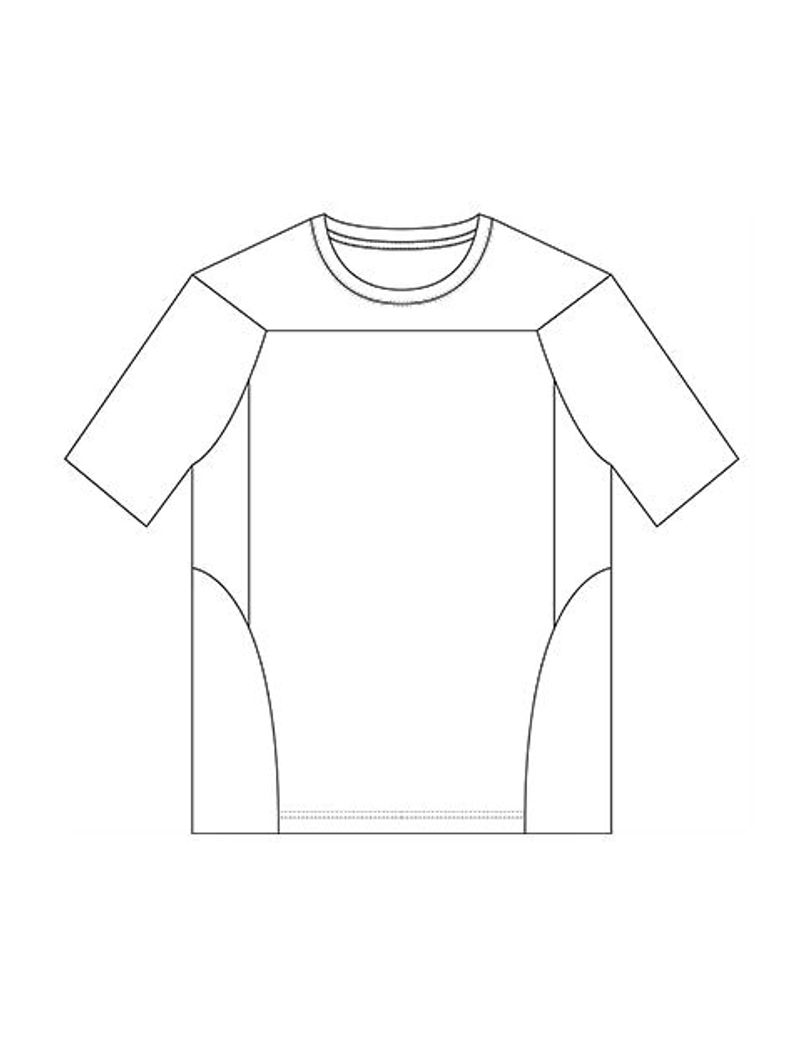 Unisex Moon-Panel Graphic T-Shirt - Schema