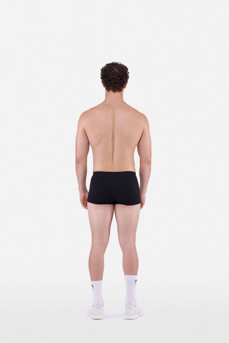 Organic-Cotton Ribbed Boxers
