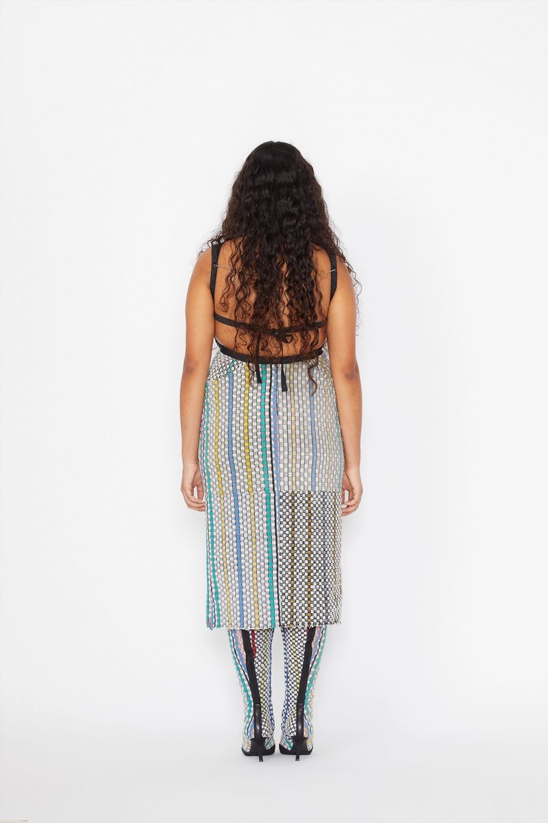 Terry Kitchen Towels Open-Back Dress