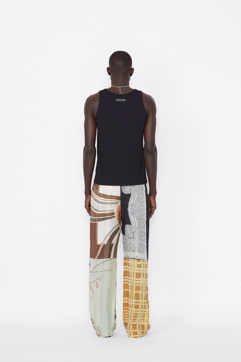Unisex Silk Scarves Lounge Pants