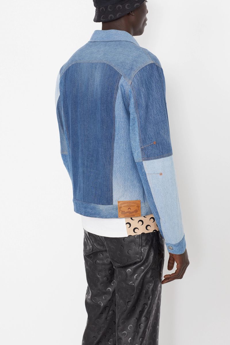 Blue-Jeans Patchwork Jacket