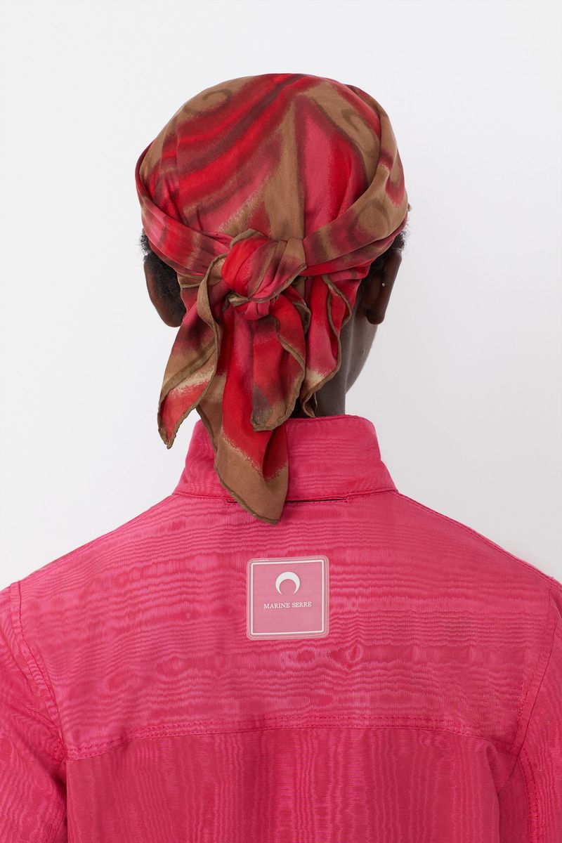 Silk Scarves Hybrid Scarf-Cap