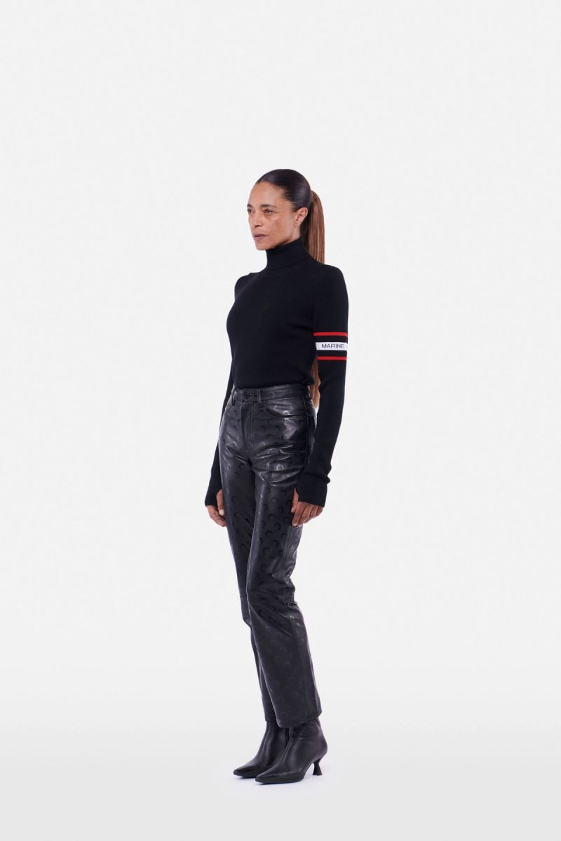 Ribbed Turtleneck Sweater