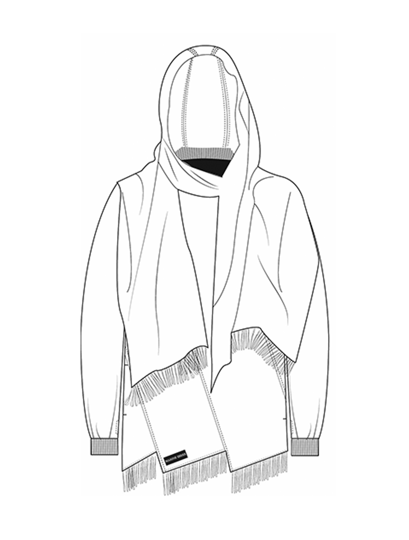Tartan Scarves Hybrid Sweatshirt - Schema