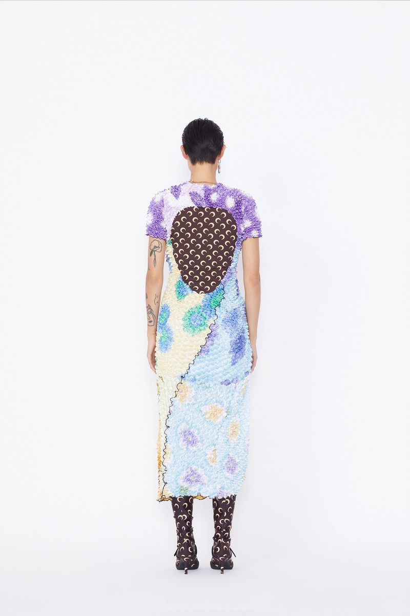 Popcorn-Mix Hybrid Dress