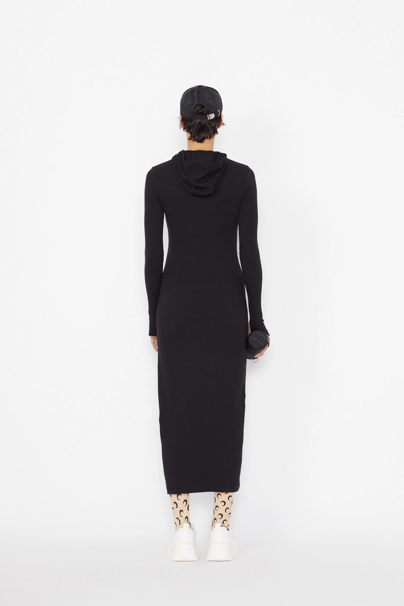 Fitted-Hoodie T-Shirt Dress