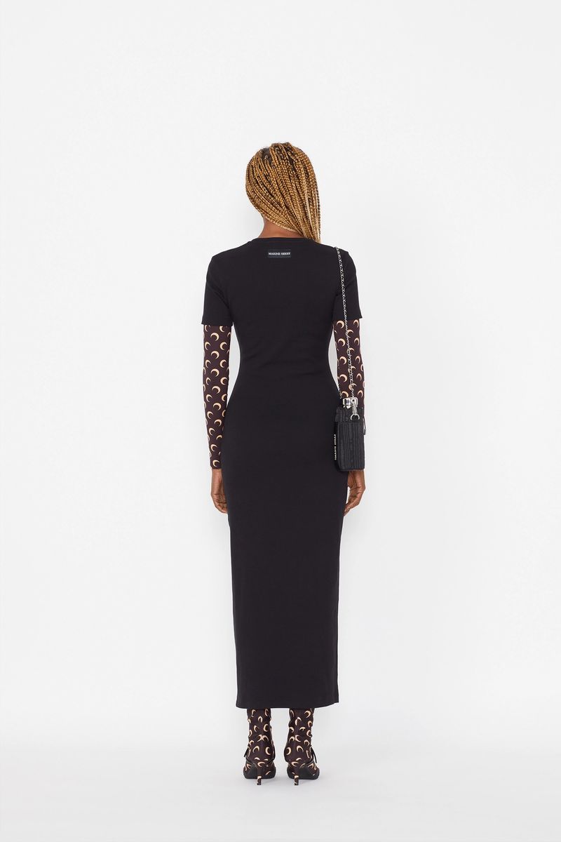 Organic-Cotton Ribbed Dress