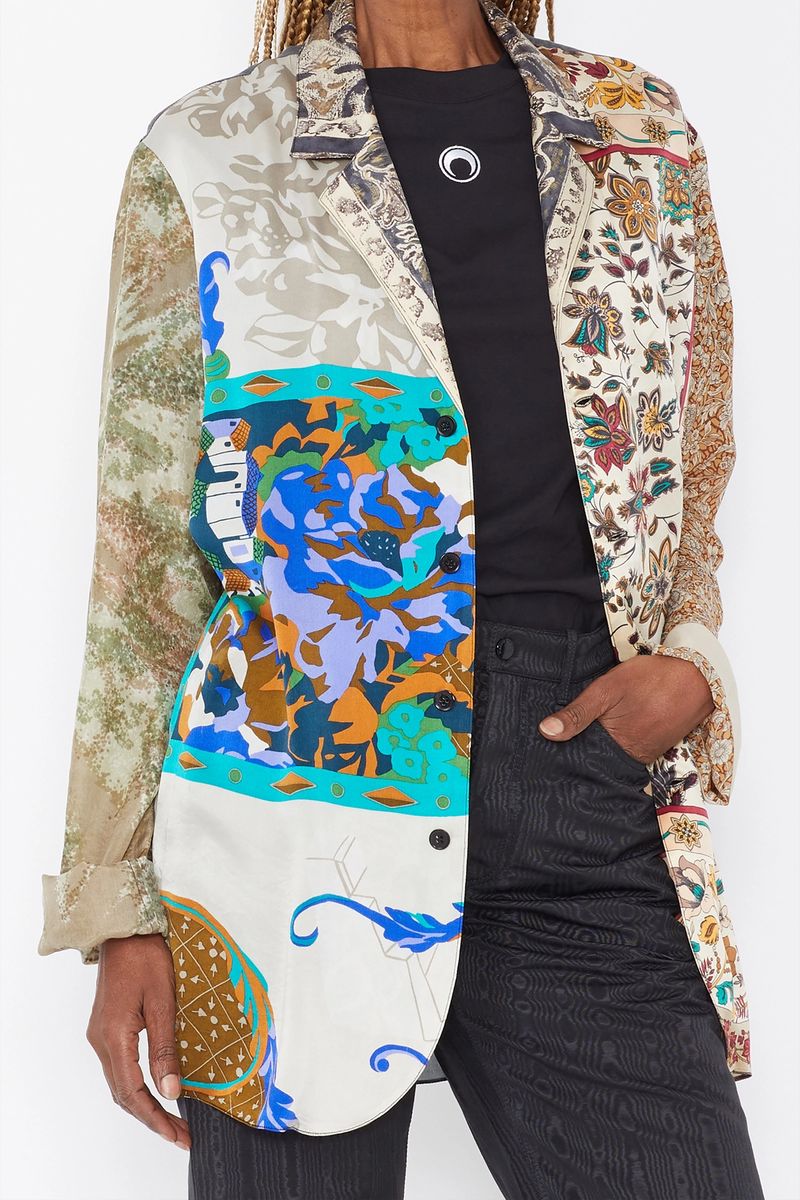 Silk Scarves Lounge Blouse