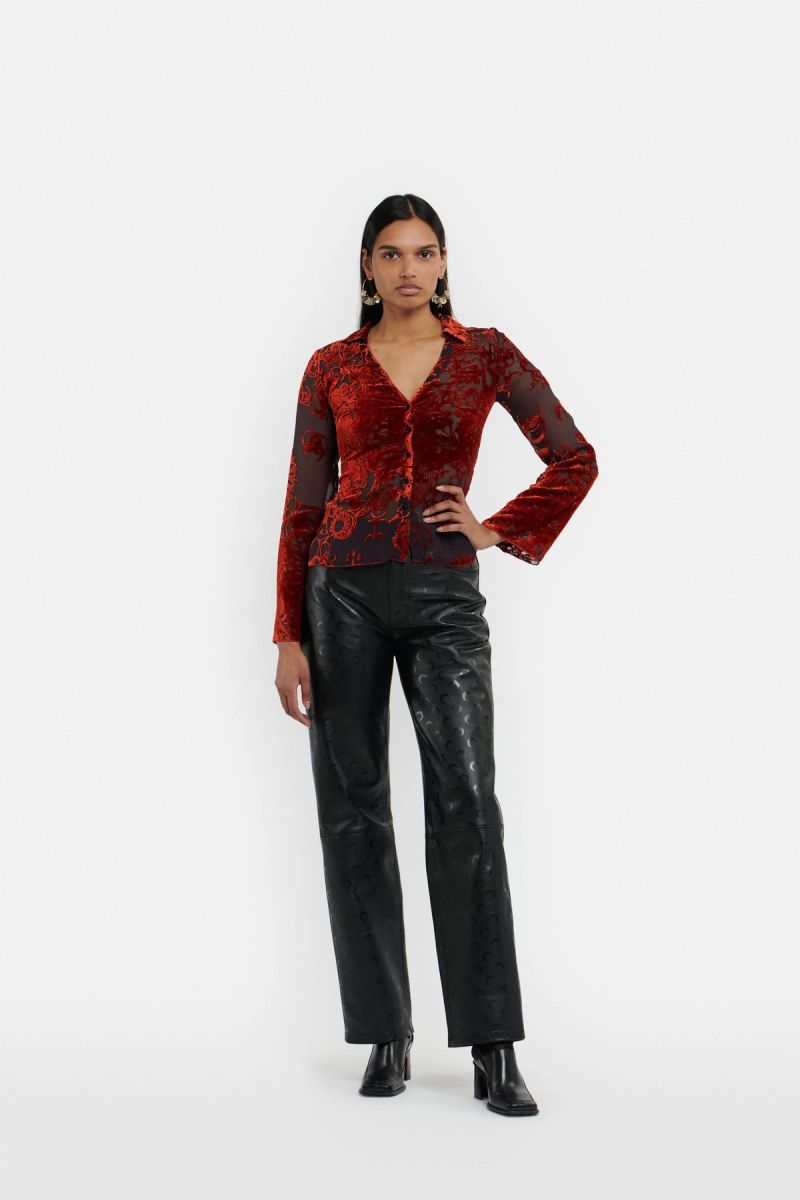 Geotic Devore Blouse