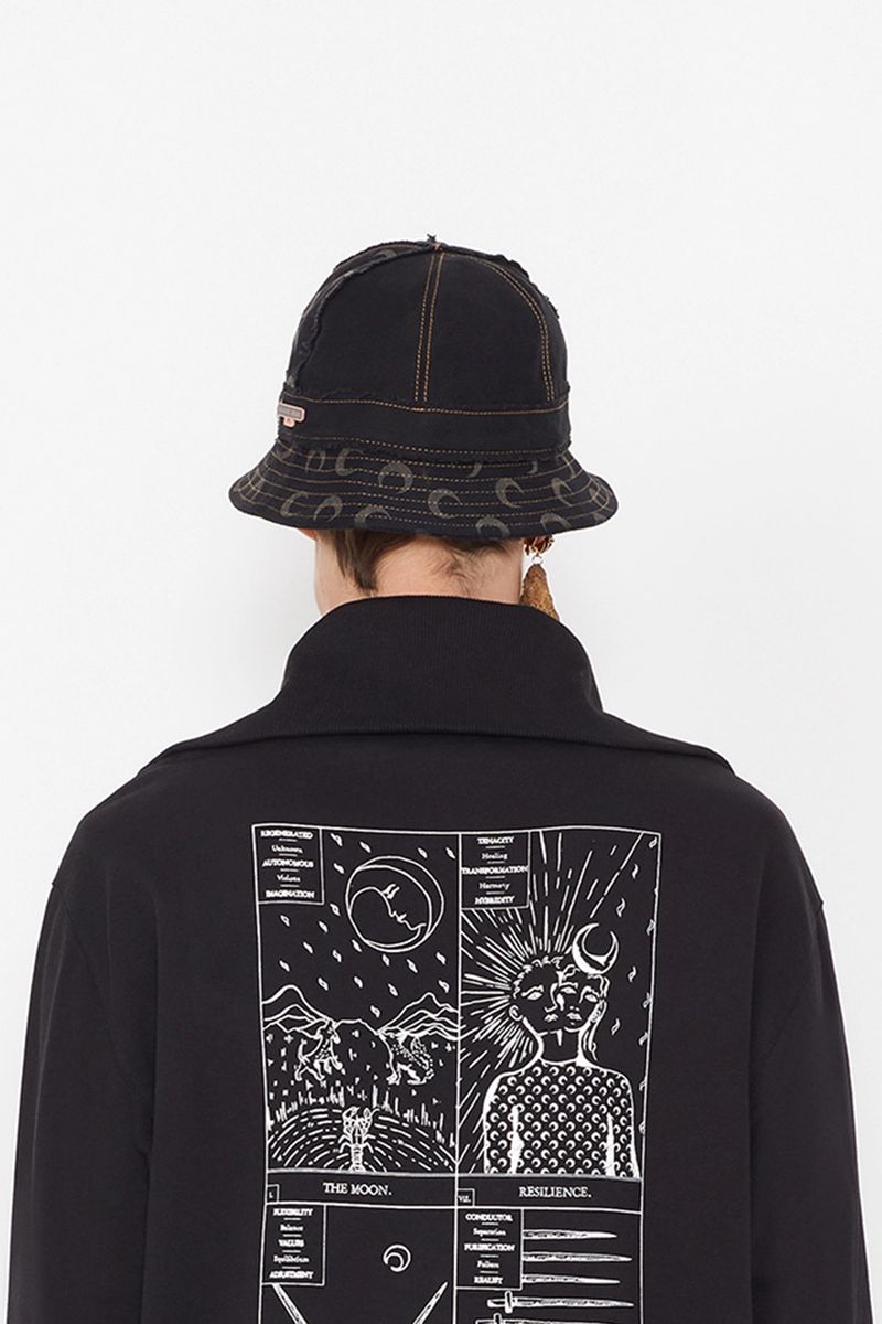Moon Denim Panelled Bell Hat