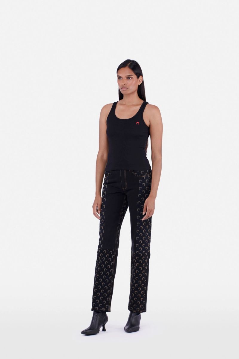Organic-Cotton Ribbed Tank Top
