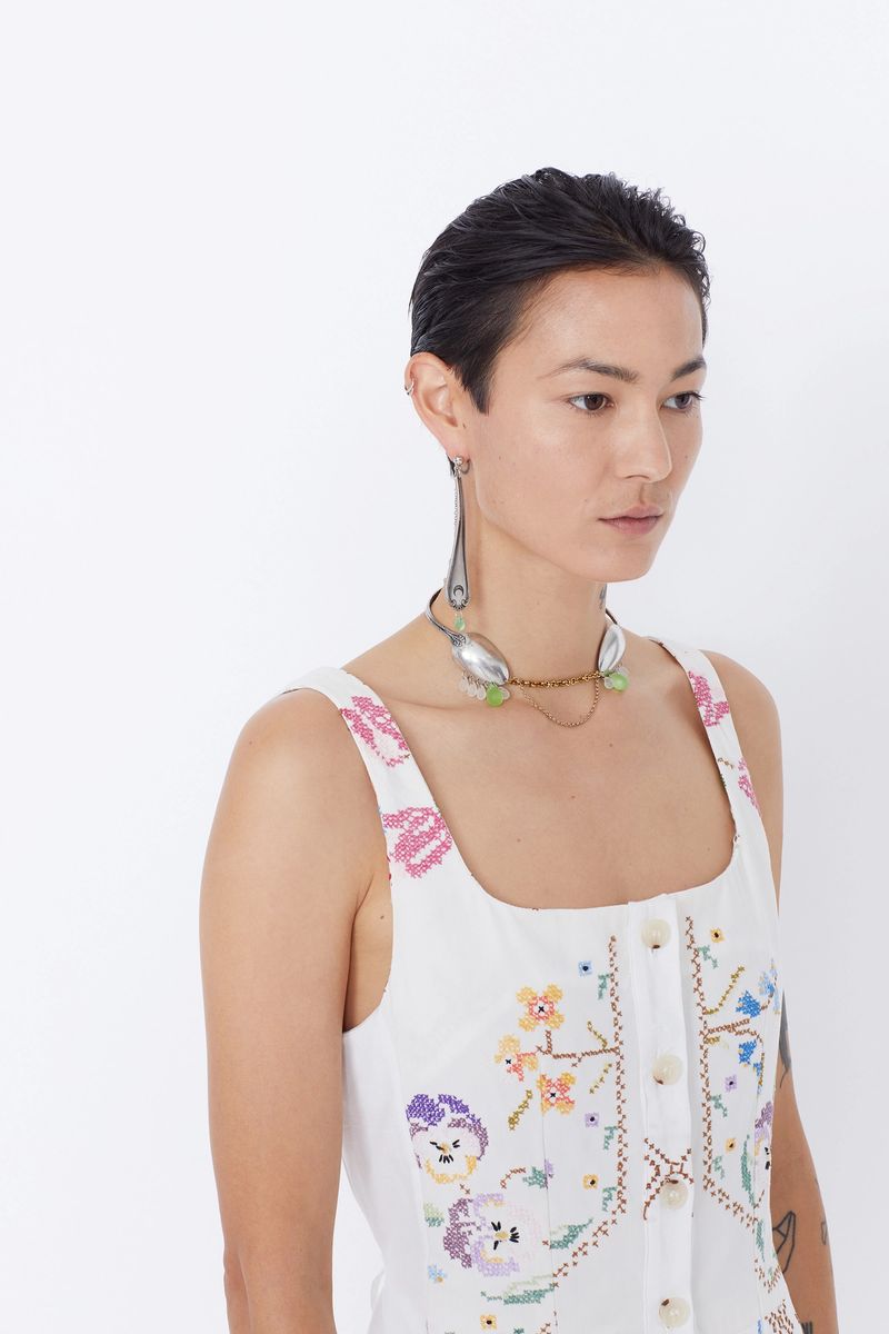 Reassembled Cutlery Drop Earrings