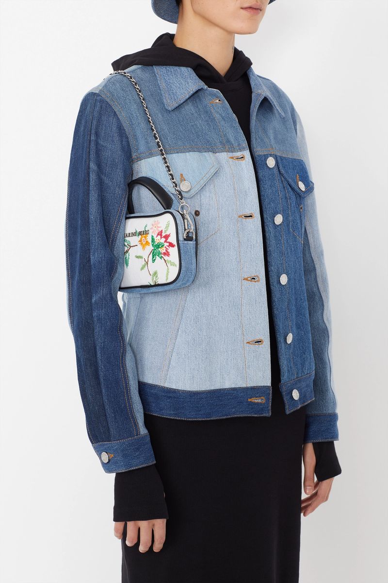 Embroidered-Linens Mini Madame Bag