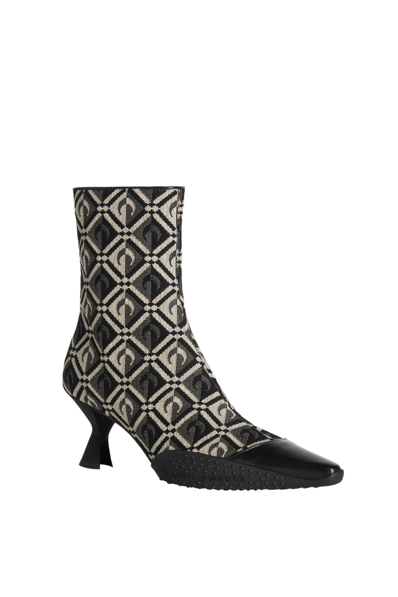 Rubber-Outsole Moon Diamant Ankle Boots