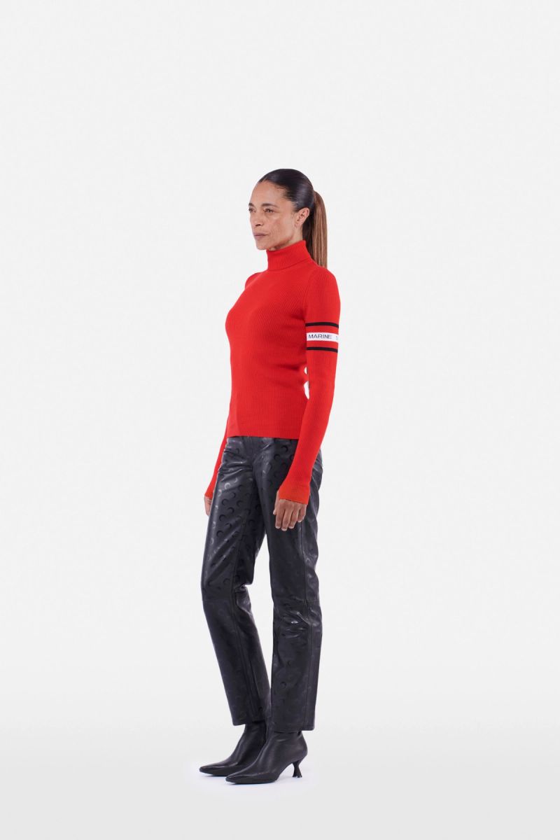 Open-Back Ribbed Sweater