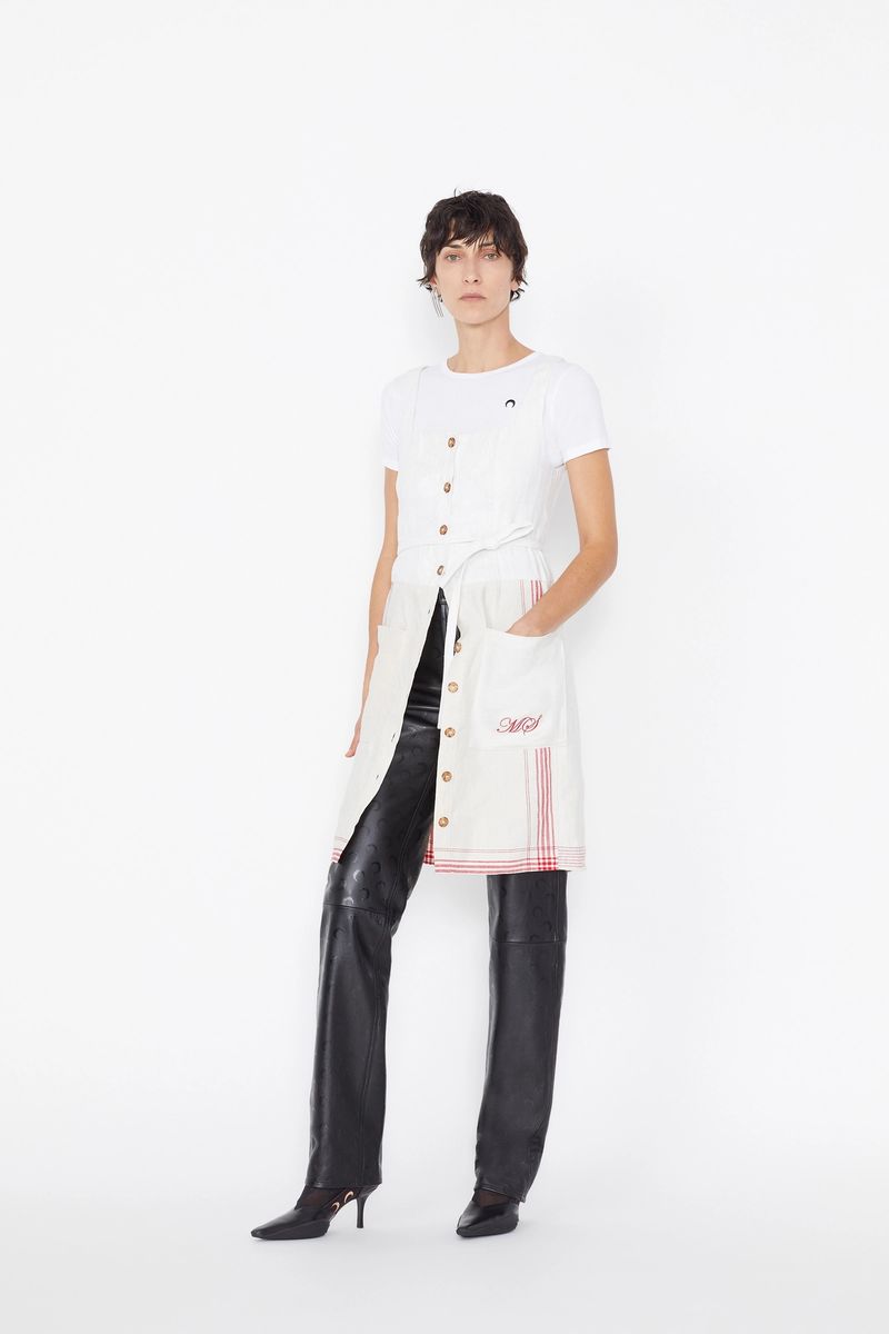 Tea Towels Panelled Belted Dress