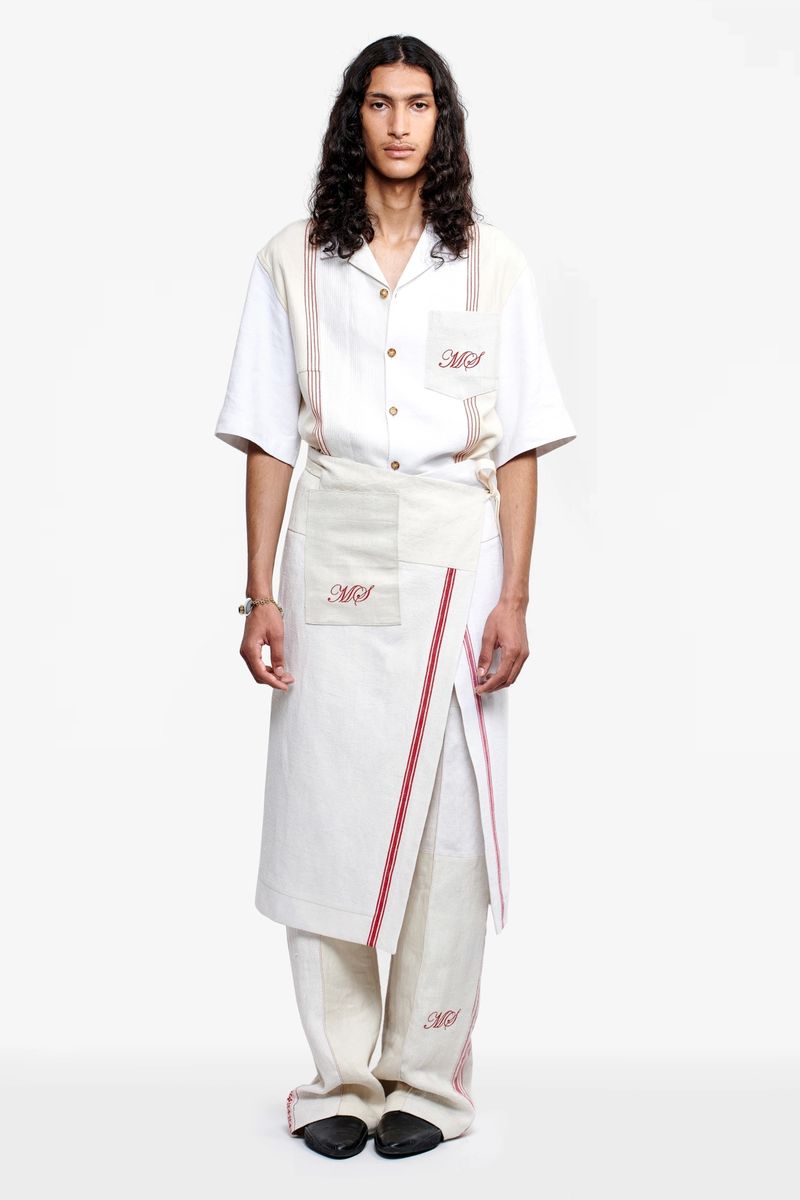 Unisex Tea Towels Wrap Skirt