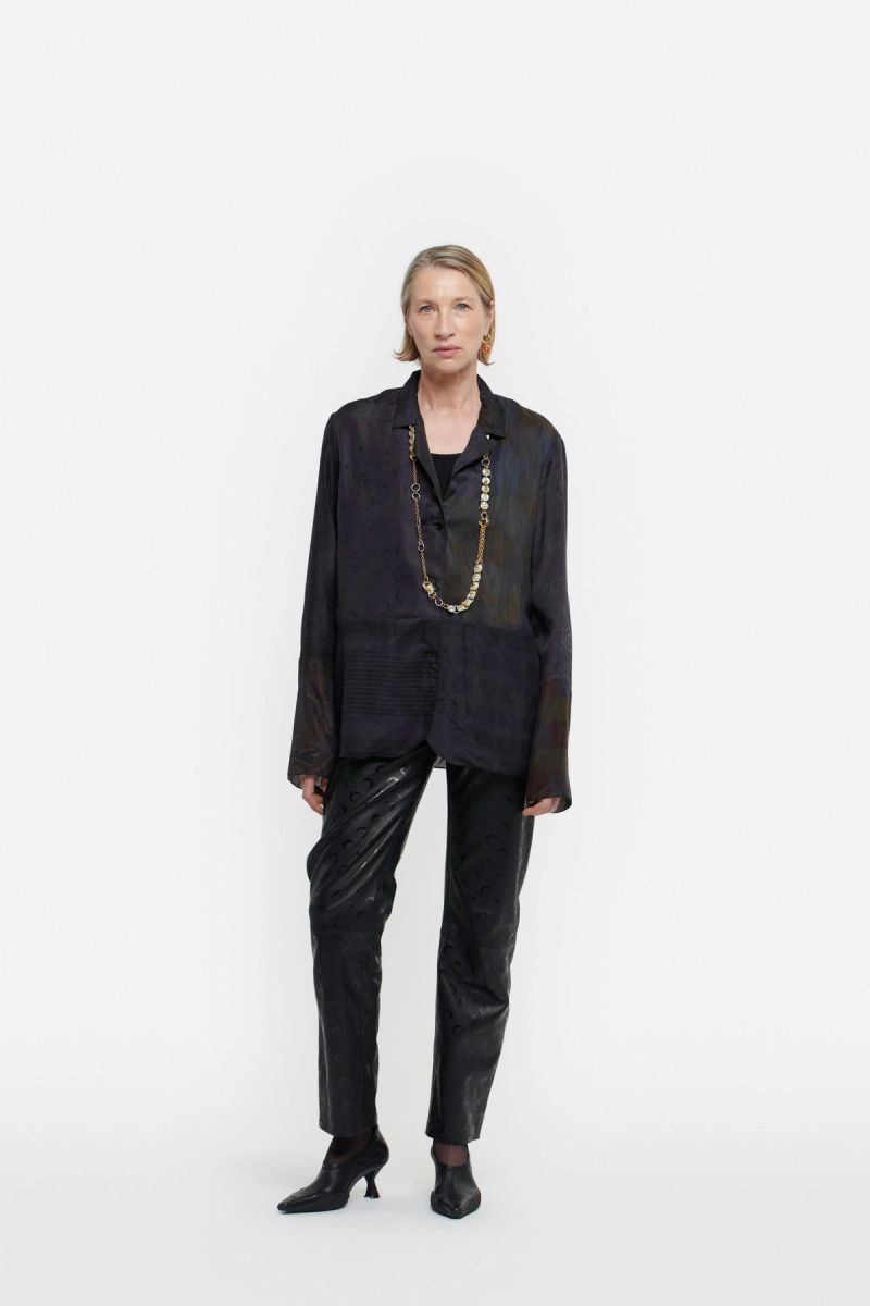 Silk Scarves Lounge Blouse