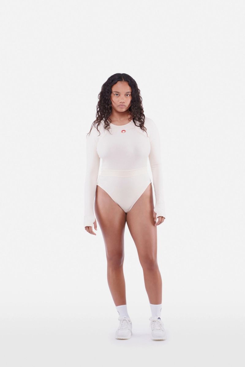 Low-Cut Ribbed Bodysuit