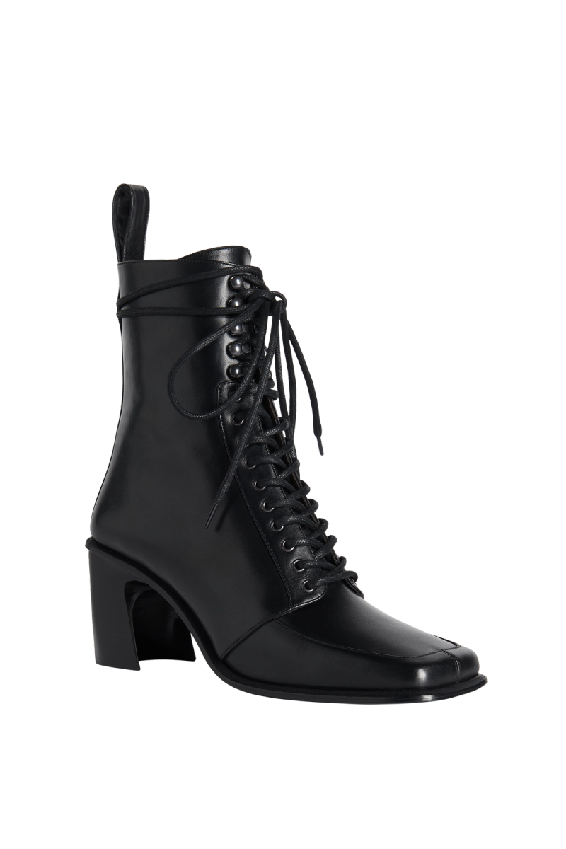 Leather Spoor Laced-Up Boots