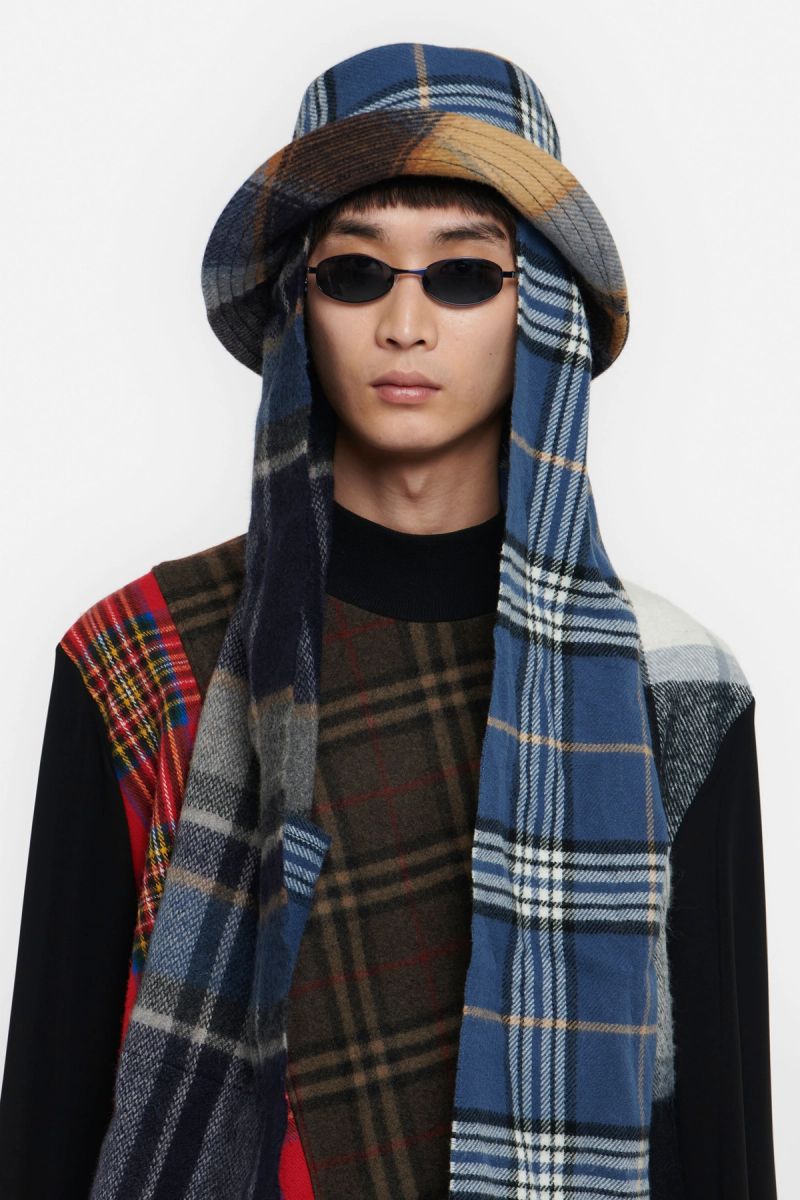 Tartan Scarves Hybrid Sweatshirt