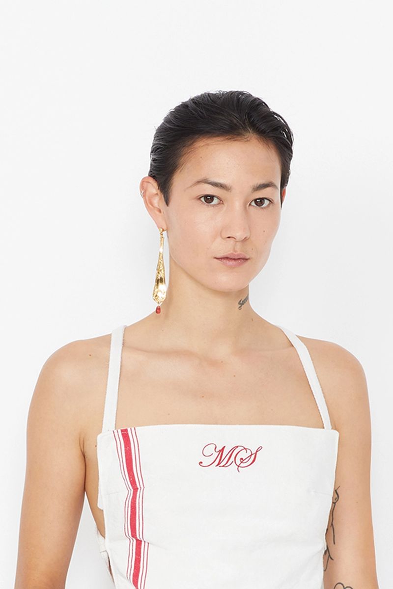 Reassembled Cutlery Drop Earrings