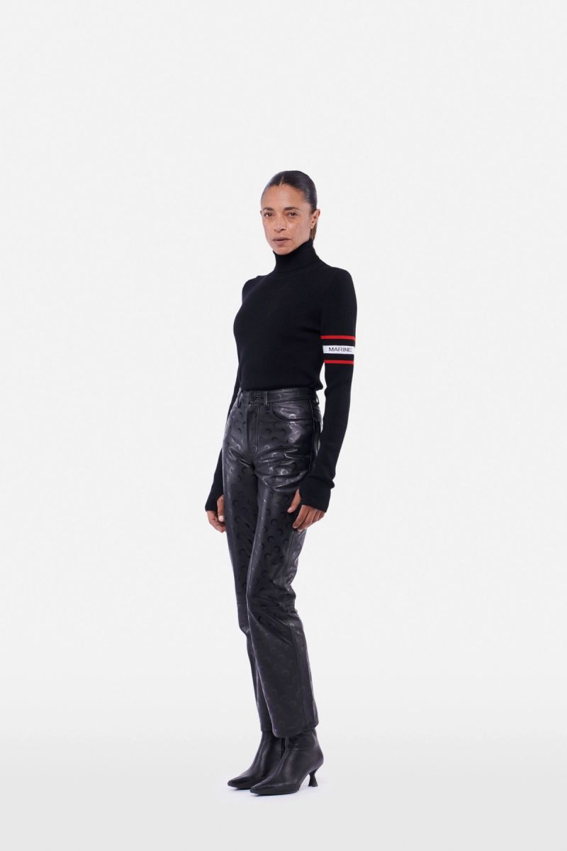 Ribbed Turtleneck Sweater
