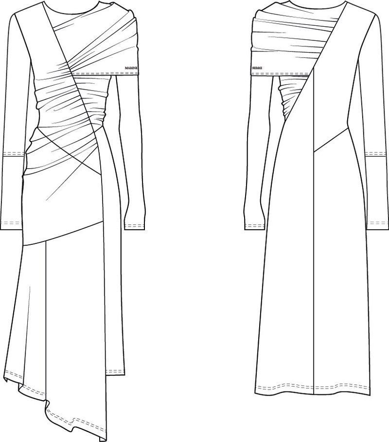 Regenerated T-Shirt Graphic Dress - Schema