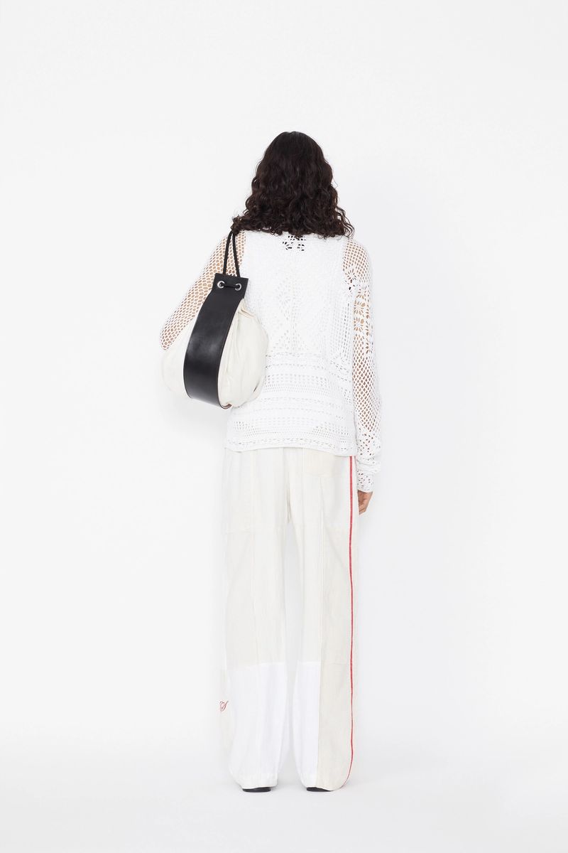 Reassembled Crochet Loose Sweater