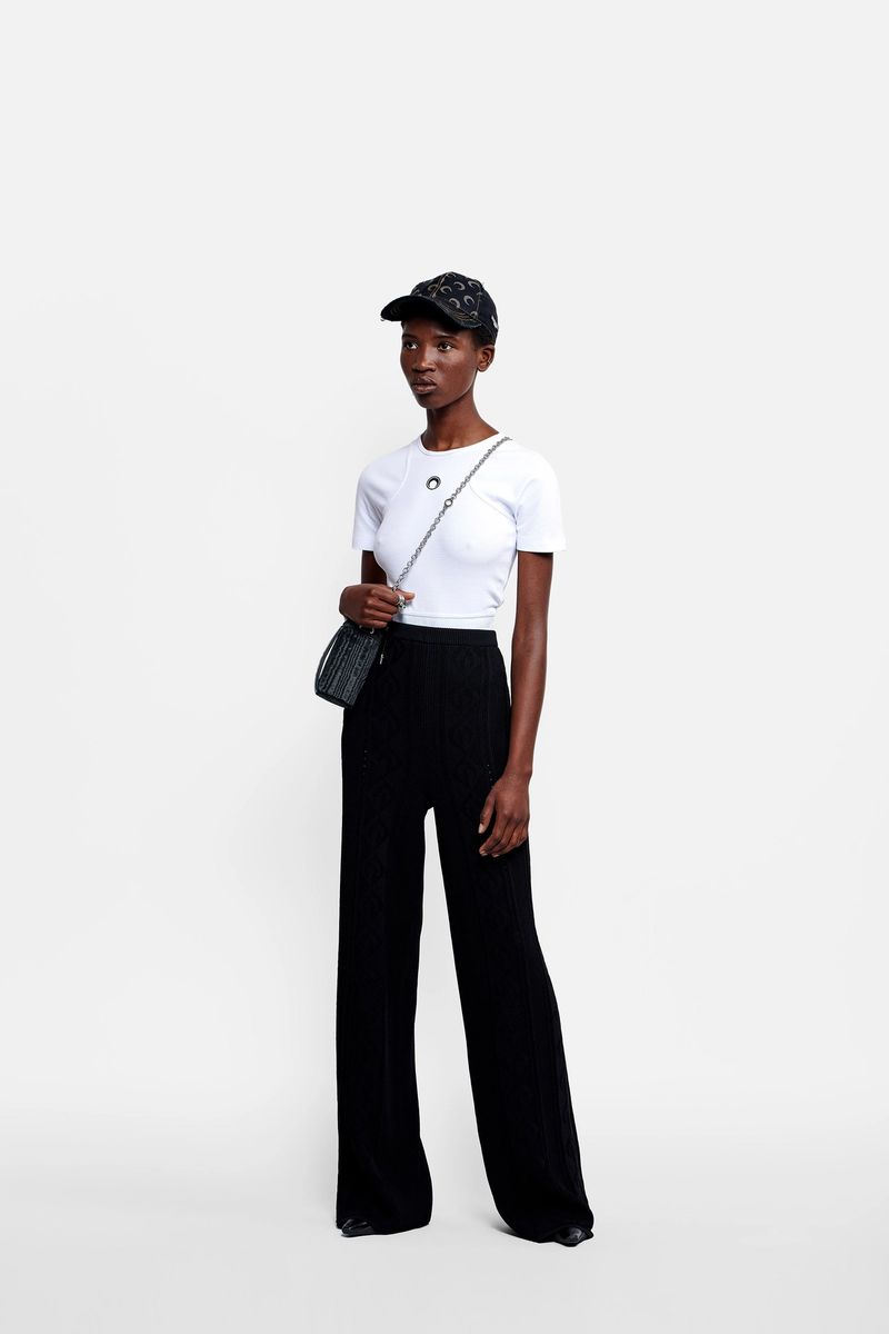 Organic-Cotton Ribbed Bodysuit