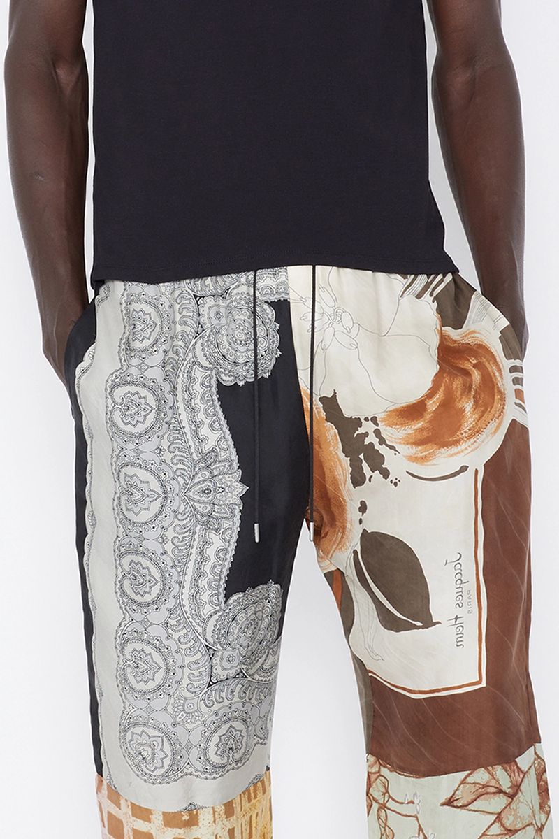 Unisex Silk Scarves Lounge Pants