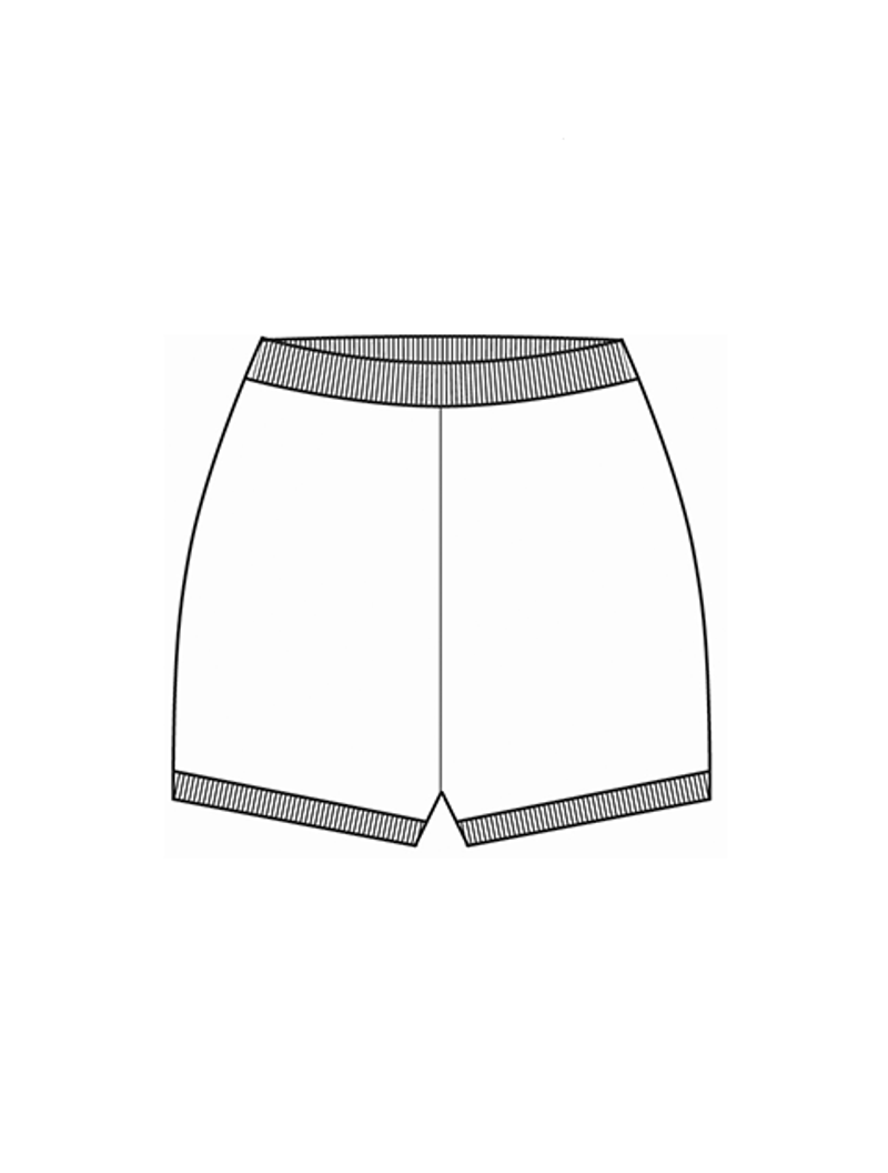 Knit Mélange Mini Shorts - Schema