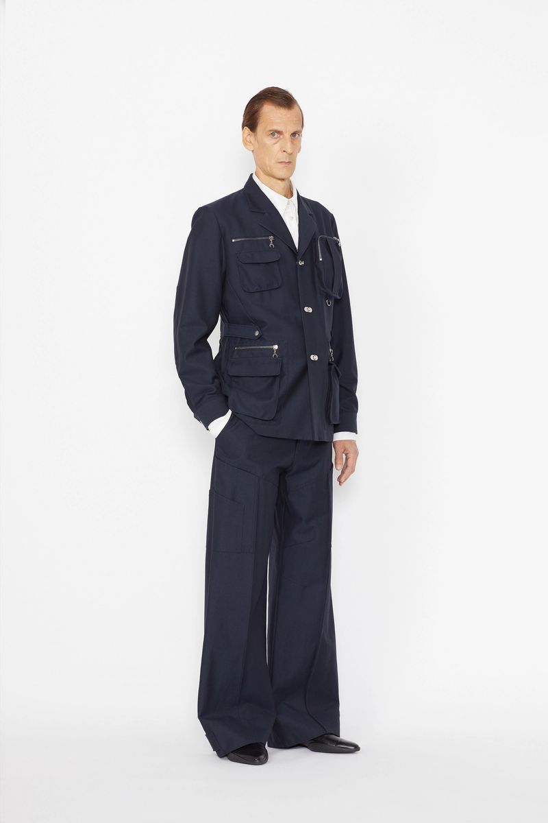 Survival Wide-Leg Tailored Trousers