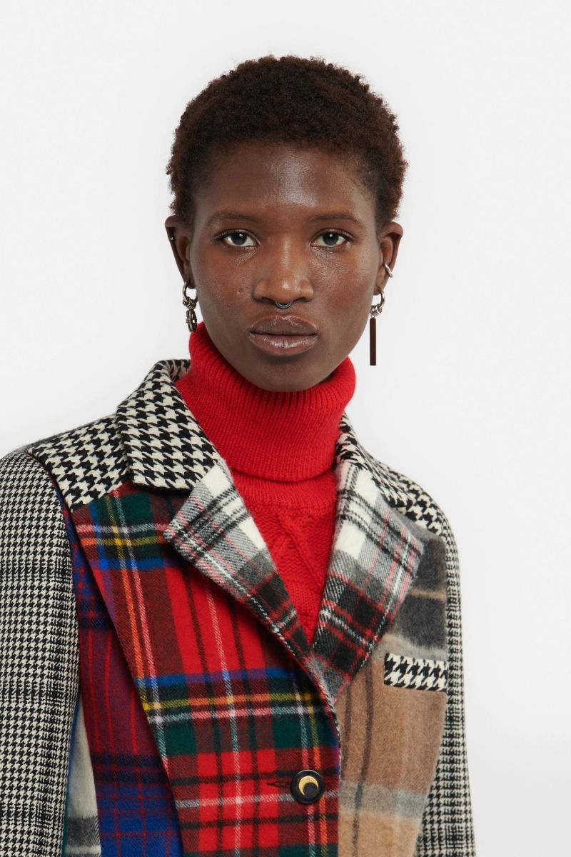 Tartan Clash Tailored Coat