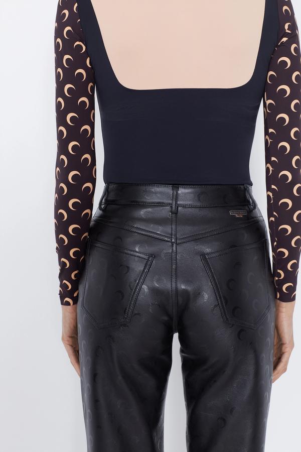 Trompe L'oeil Neckline Top
