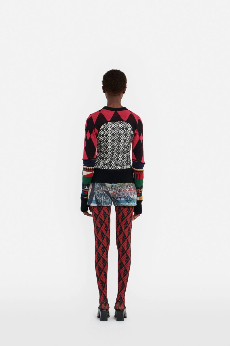 Knit Mélange Hybrid Jumper