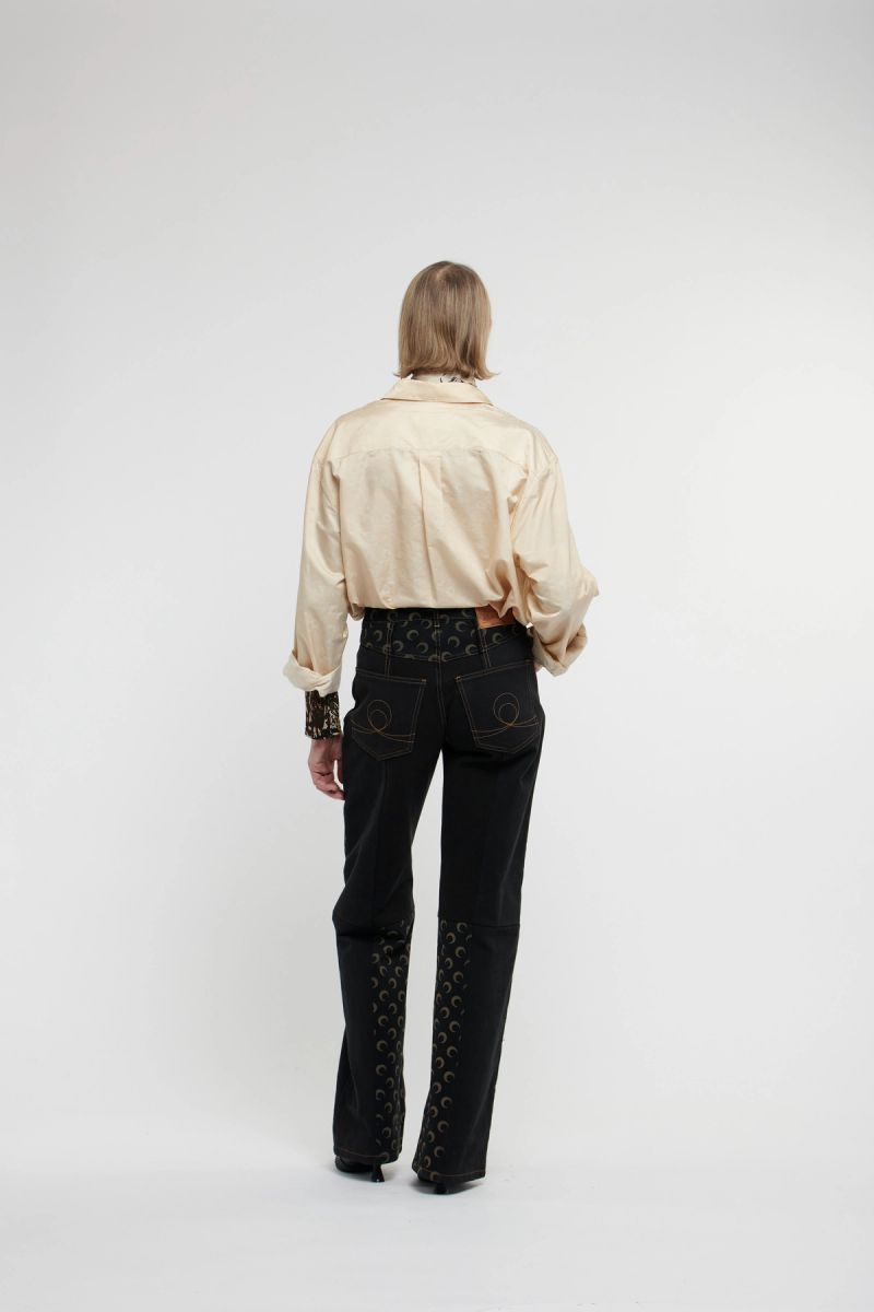Moon Denim Boyfriend Trousers