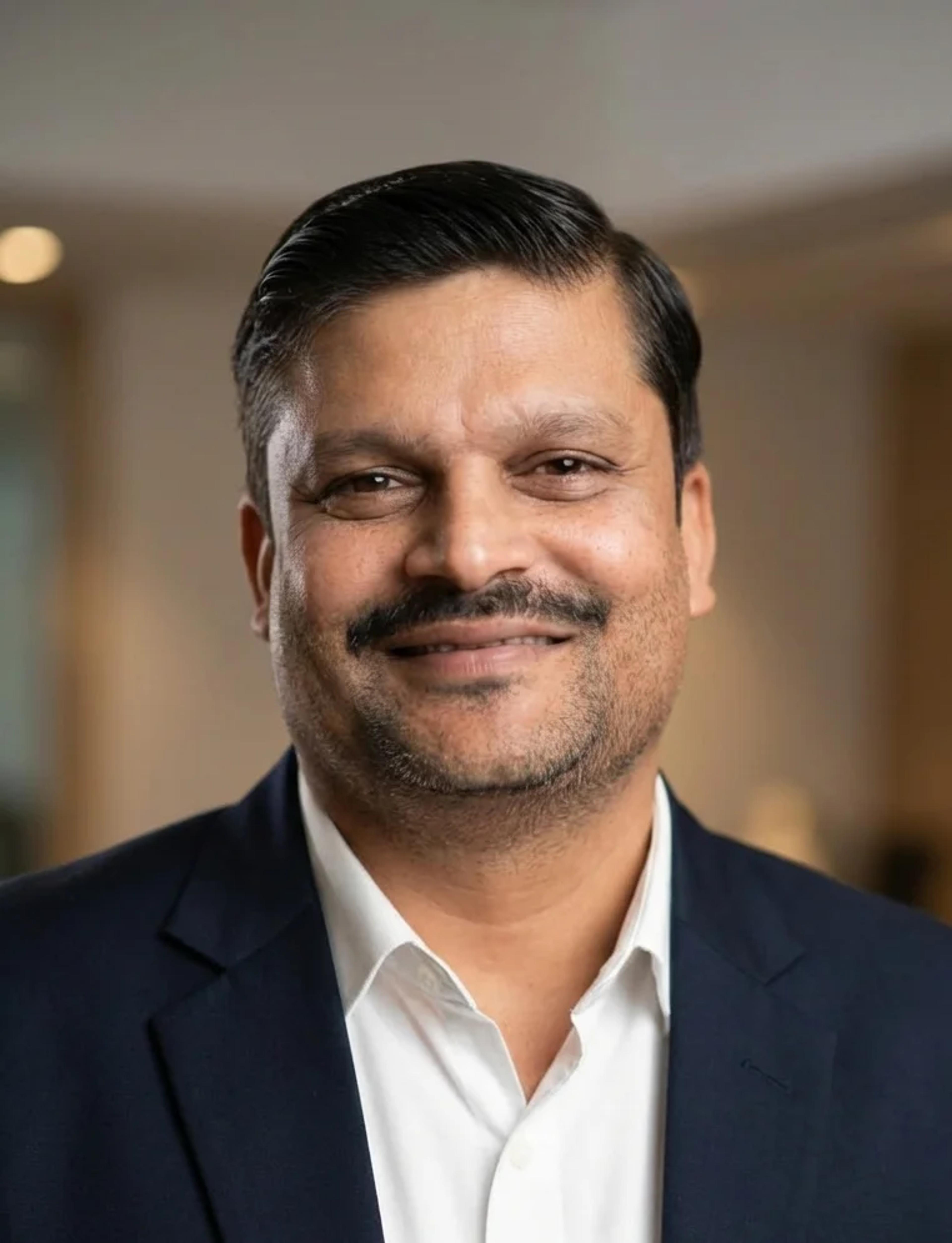 Portrait of Karthik M, Co-Founder & Chief Executive Officer