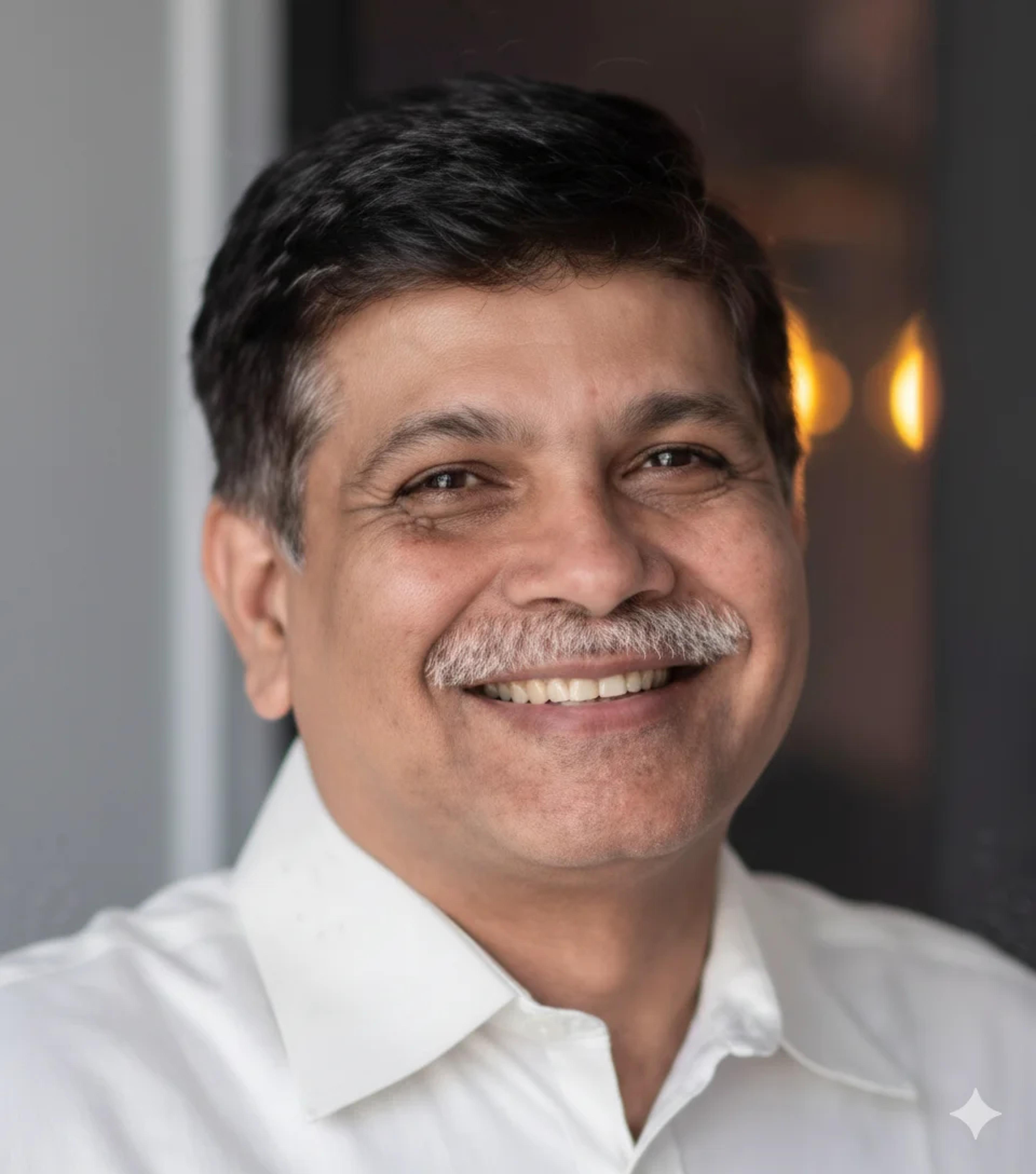 Portrait of Sudhir Patil, Co-Founder & Chief Product Officer