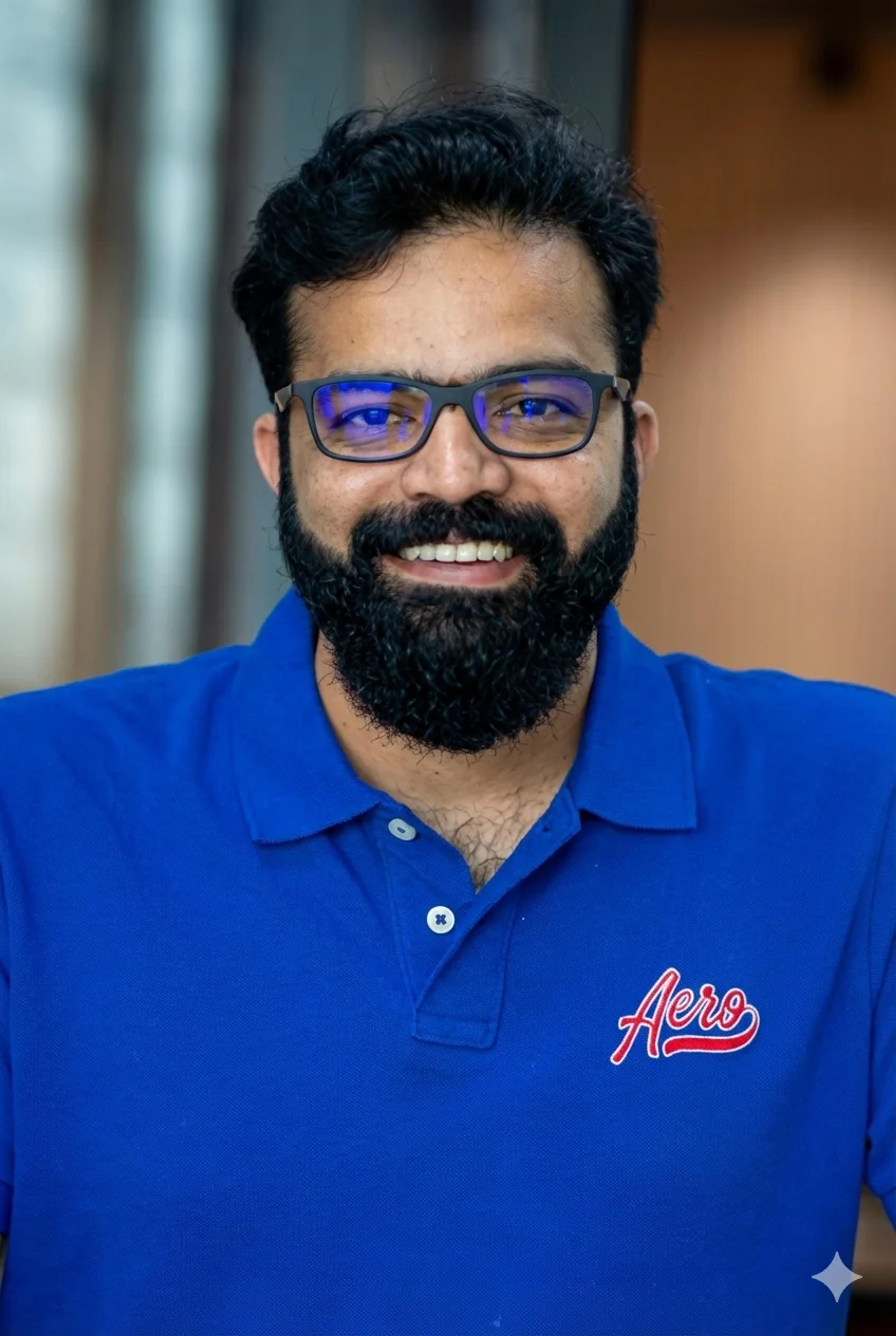 Portrait of Brijesh Warrier, Co-Founder & Chief Operating Officer